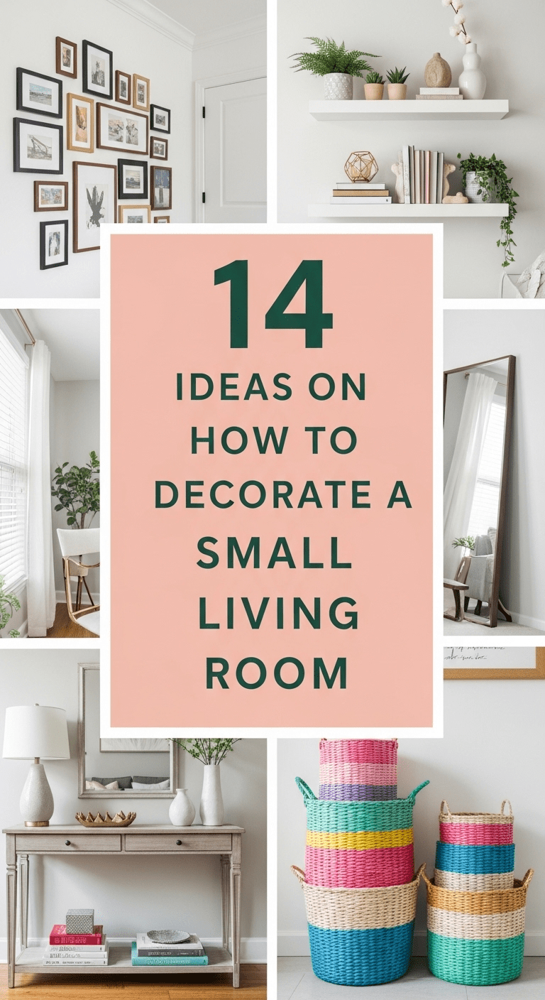 14 Ideas on How to Decorate a Small Living Room