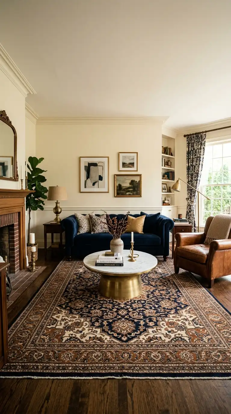 12 Dark Blue Sofa Living Room Ideas