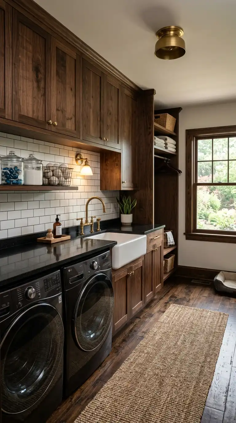 13 Moody Laundry Room Ideas