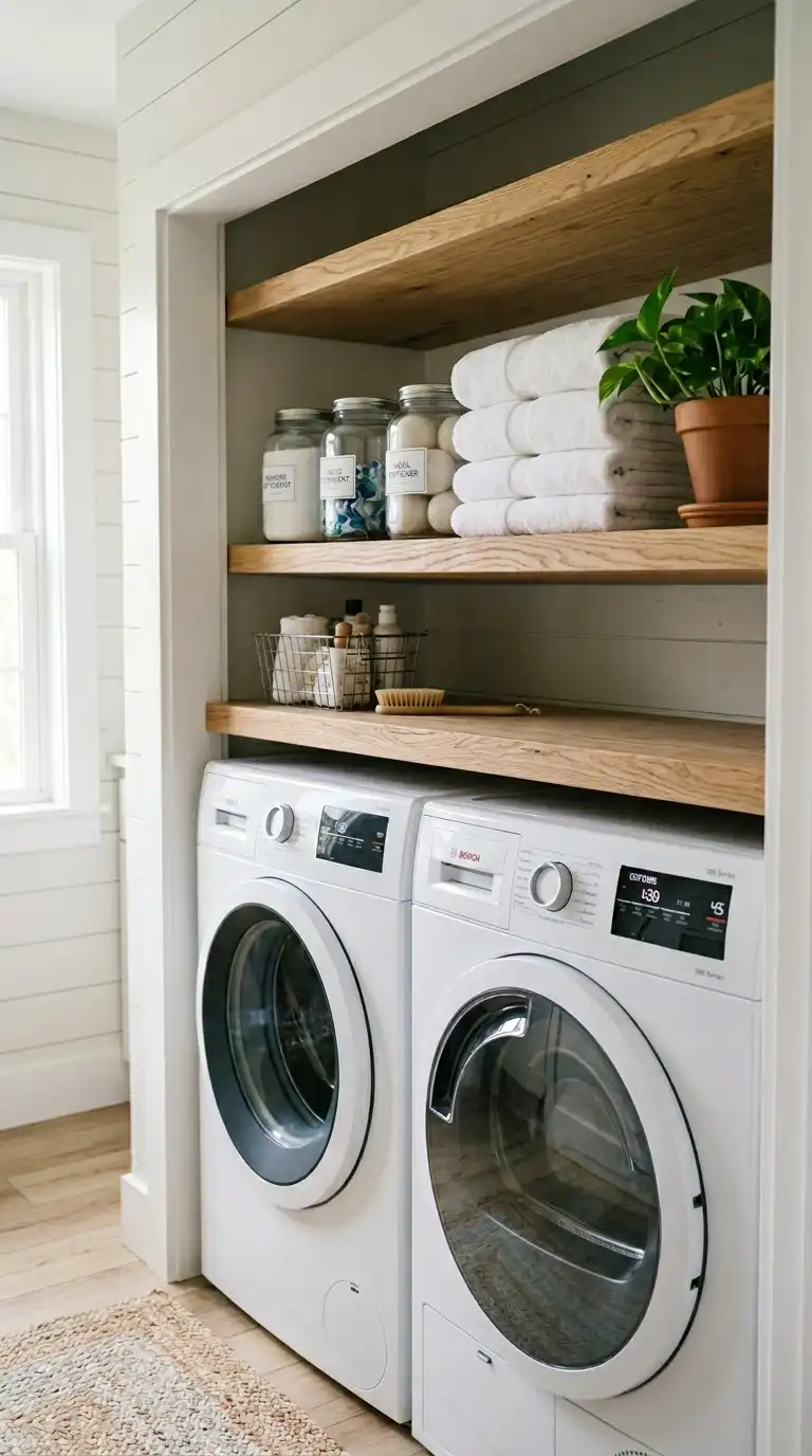 14 Stackable Washer Dryer Laundry Room Ideas