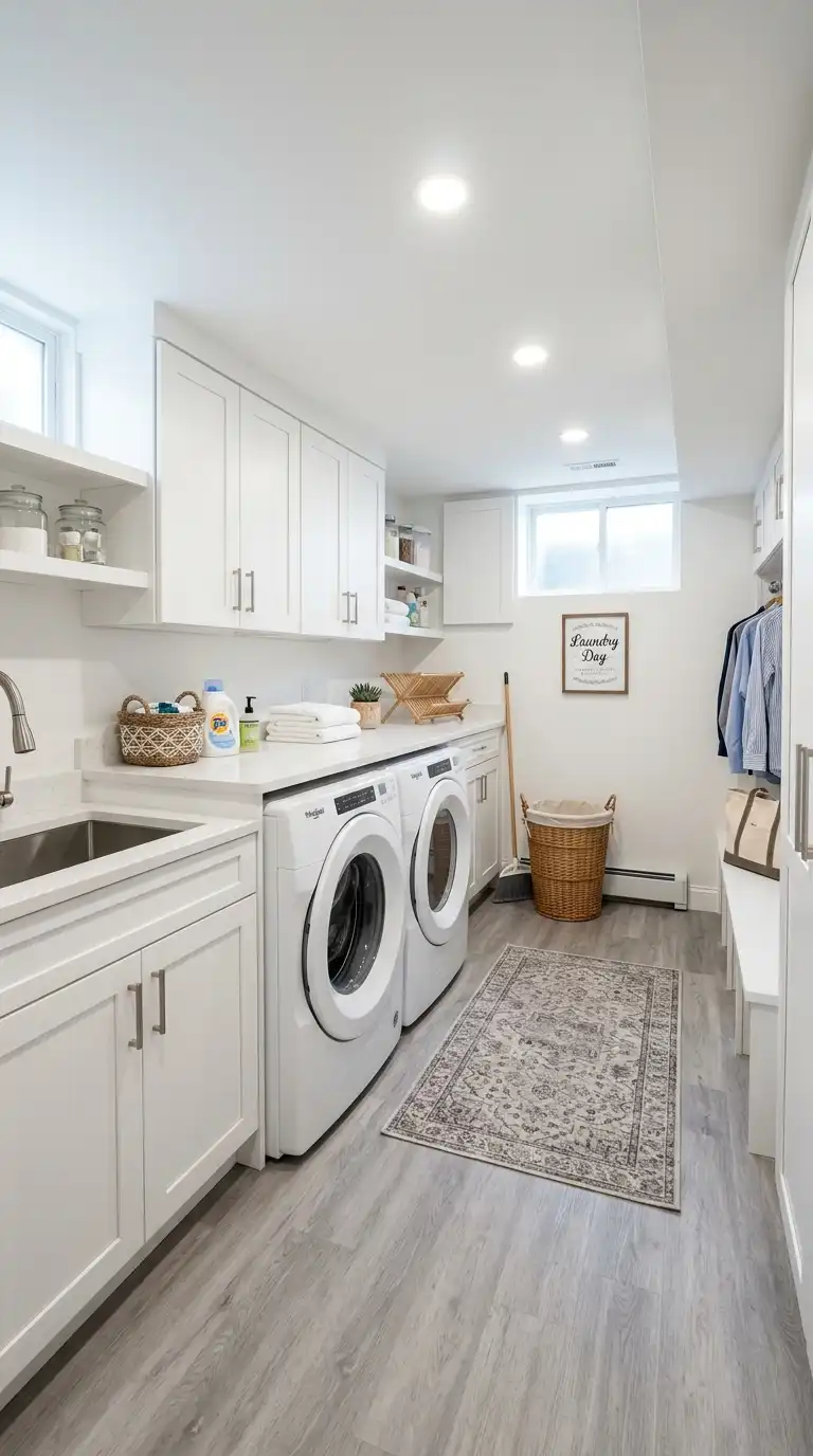15 Basement Laundry Room Ideas