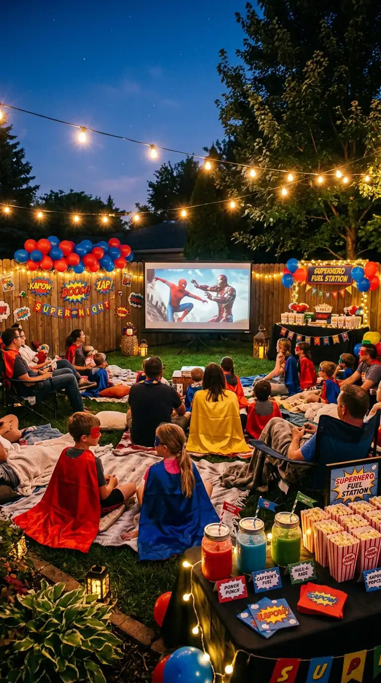 12 Backyard Movie Nights Ideas