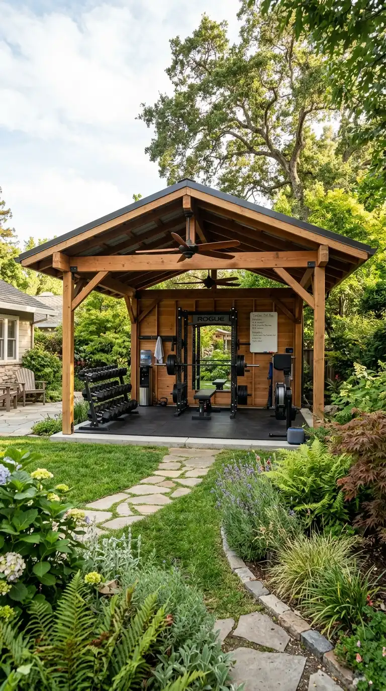 15 Gym Shed Backyard Ideas