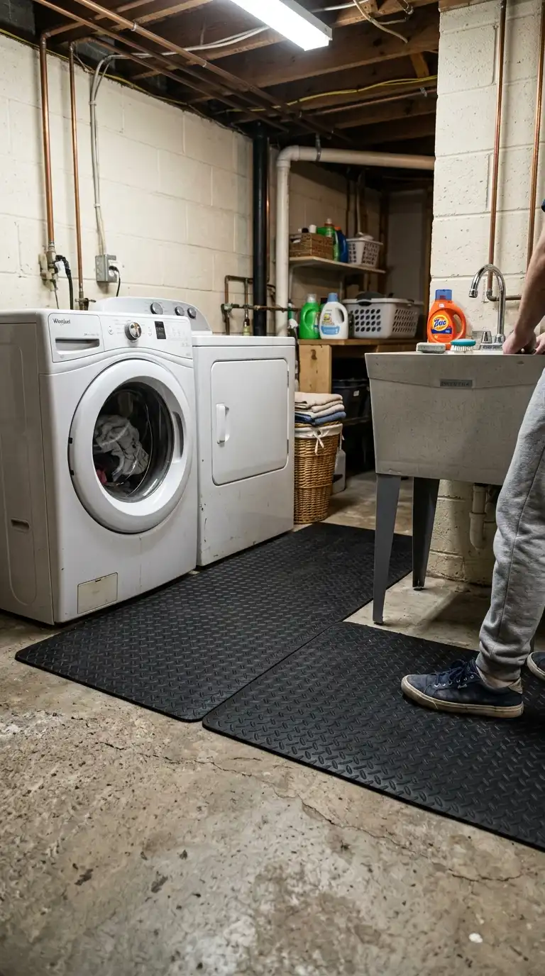 12 Unfinished Basement Laundry Room Ideas