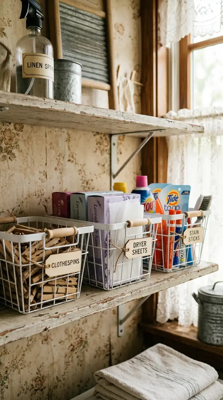 13 Vintage Laundry Room Designs