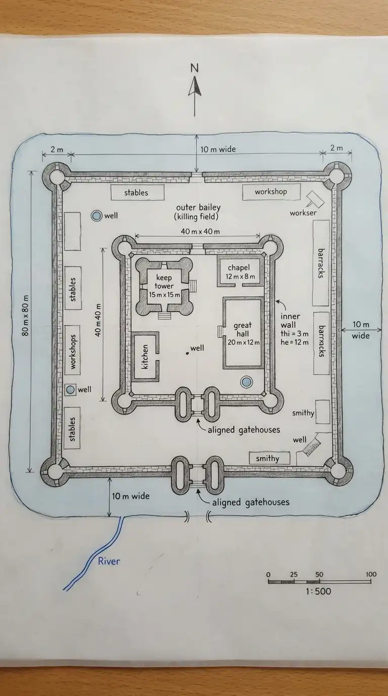 9 Castle Floor Plan Ideas