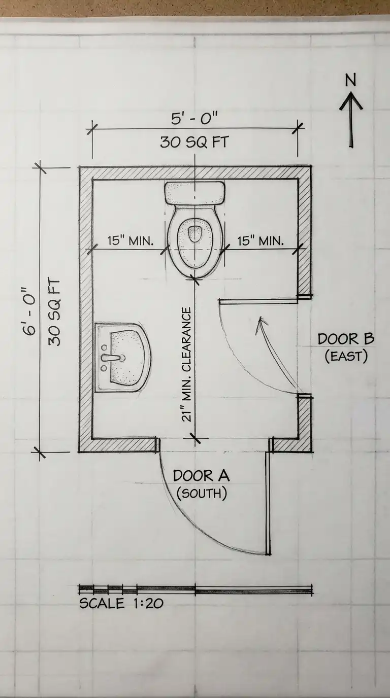 15 Toilet Layout Plan