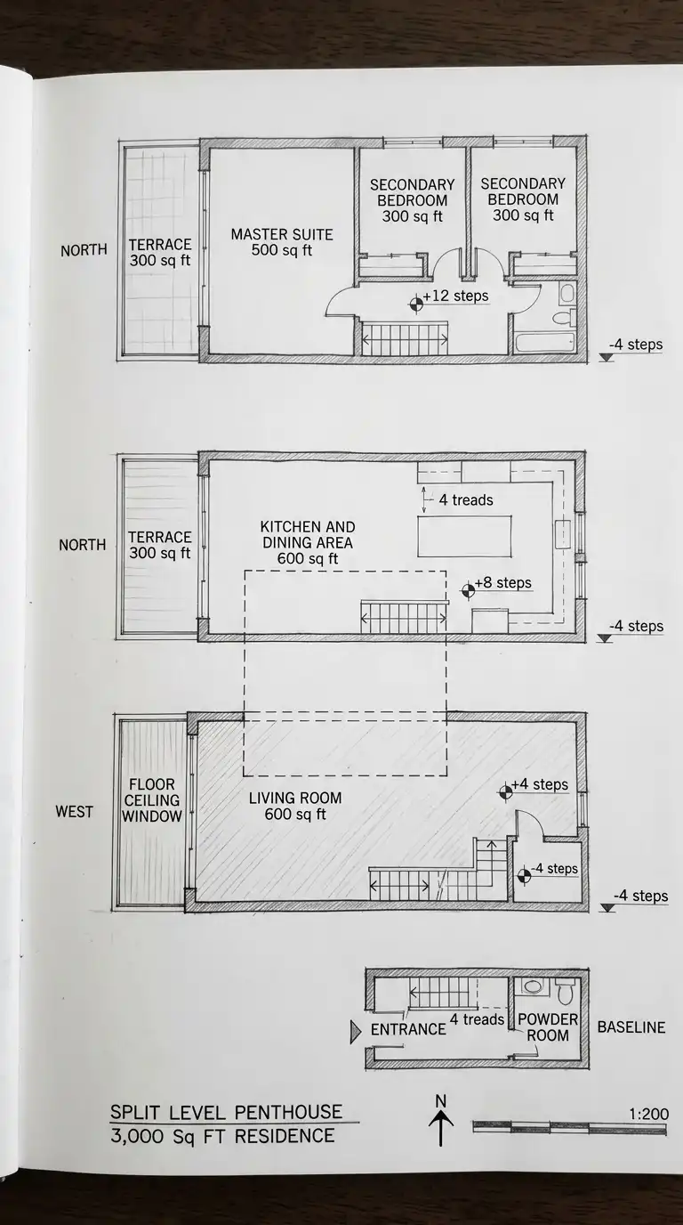 Penthouse Floor Plan Ideas