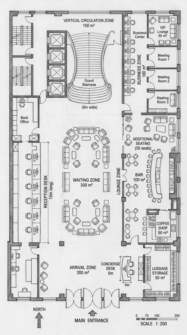 12 Hotel Lobby Floor Plan Layouts