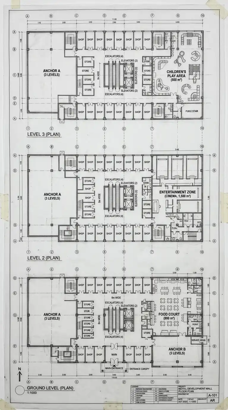 7 Mall Plan Designs