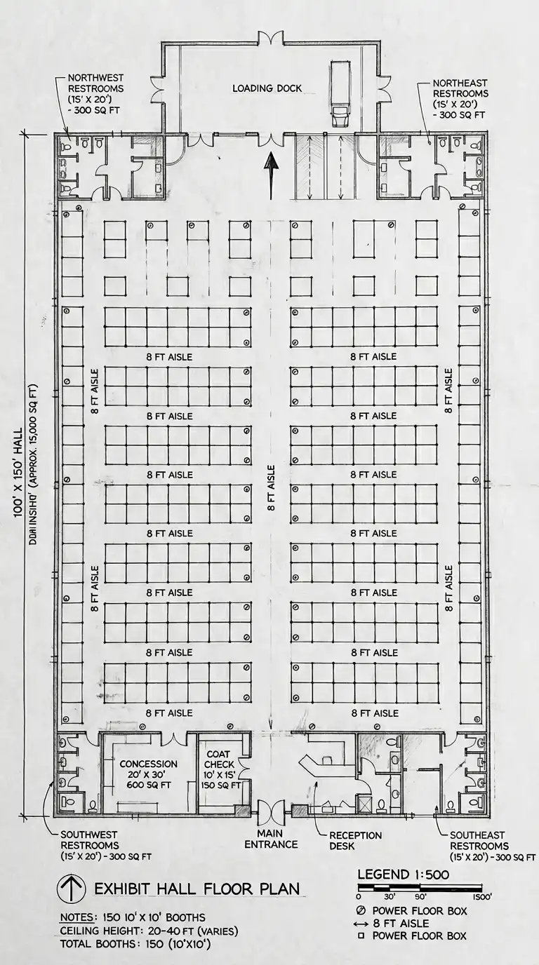 12 Multipurpose Hall Plan Layout