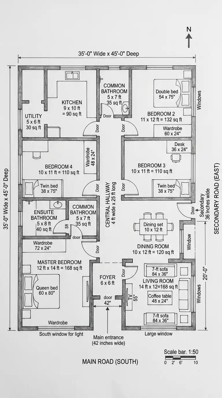 10 4BHK House Plans