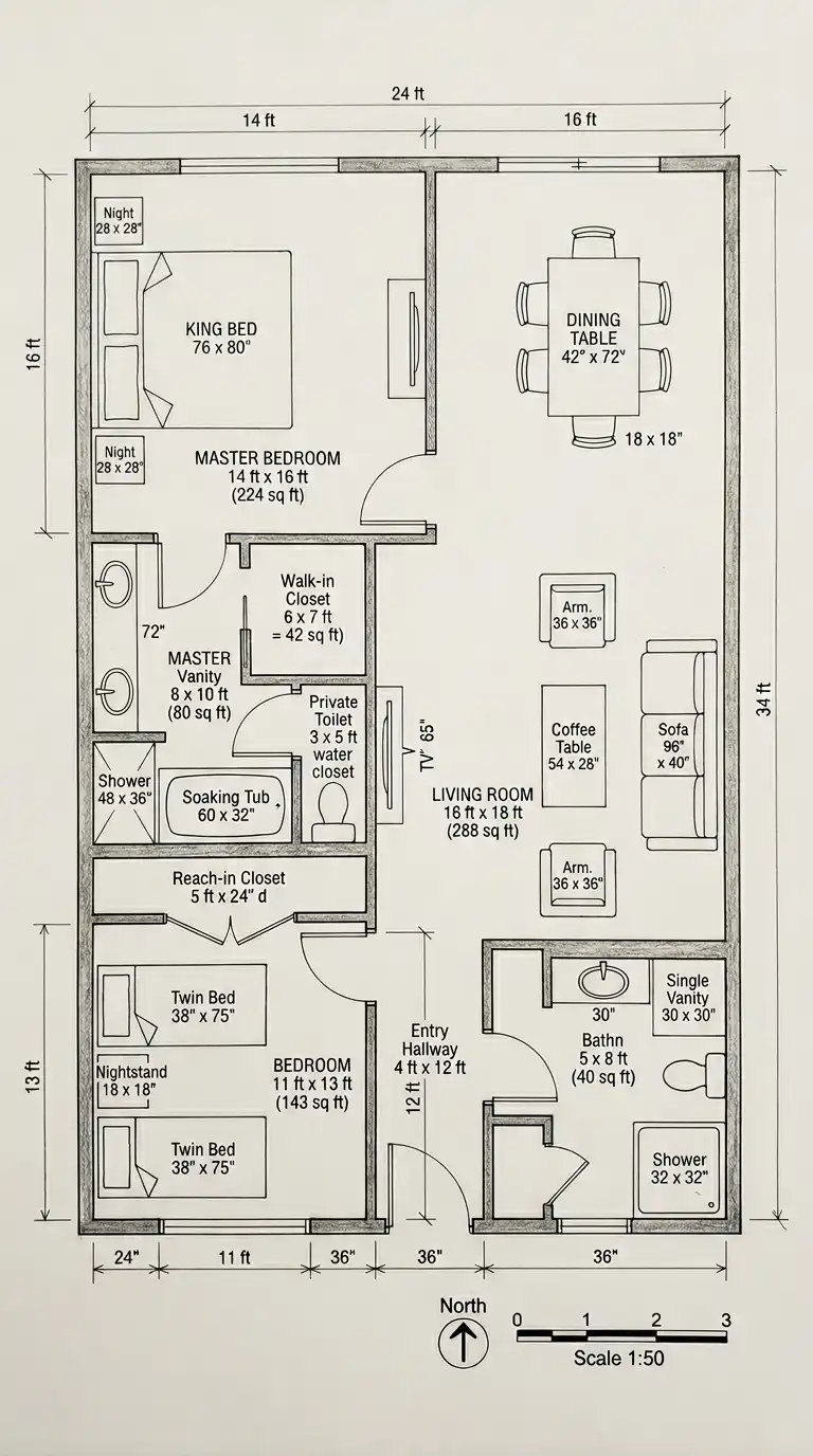 10 Hotel Suite Floor Plans