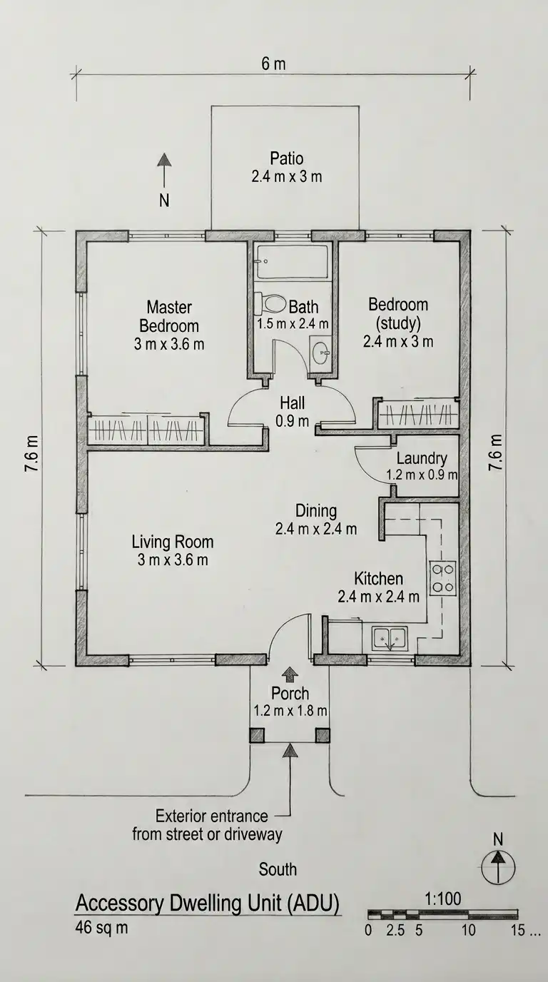 12 Plan Petite Maison (Small House Plan – French)