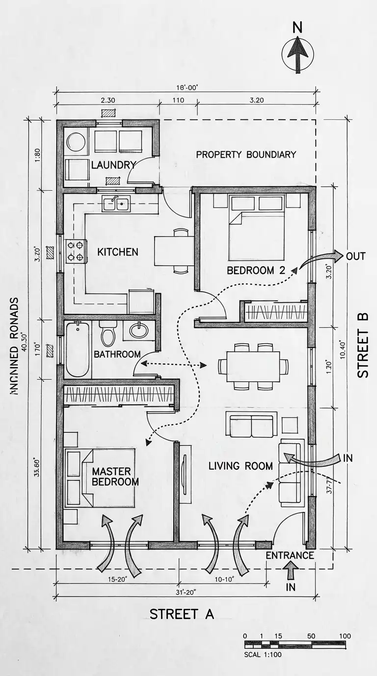 Plan Maison 2 Chambres