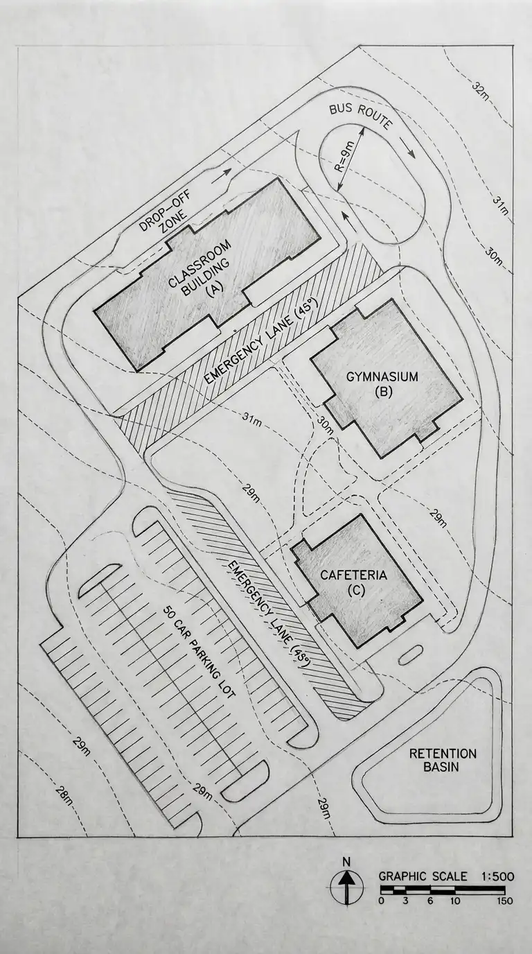 9 Plan de Masse (Site Plan)