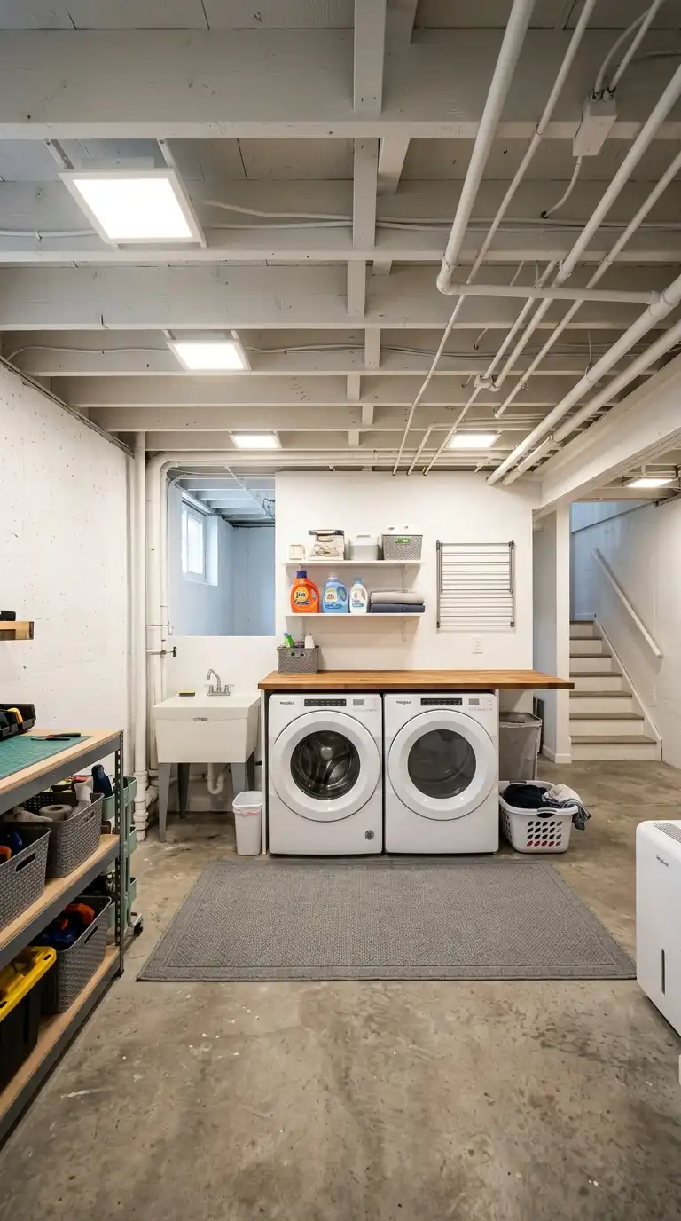 12 Laundry Room Lighting Ideas