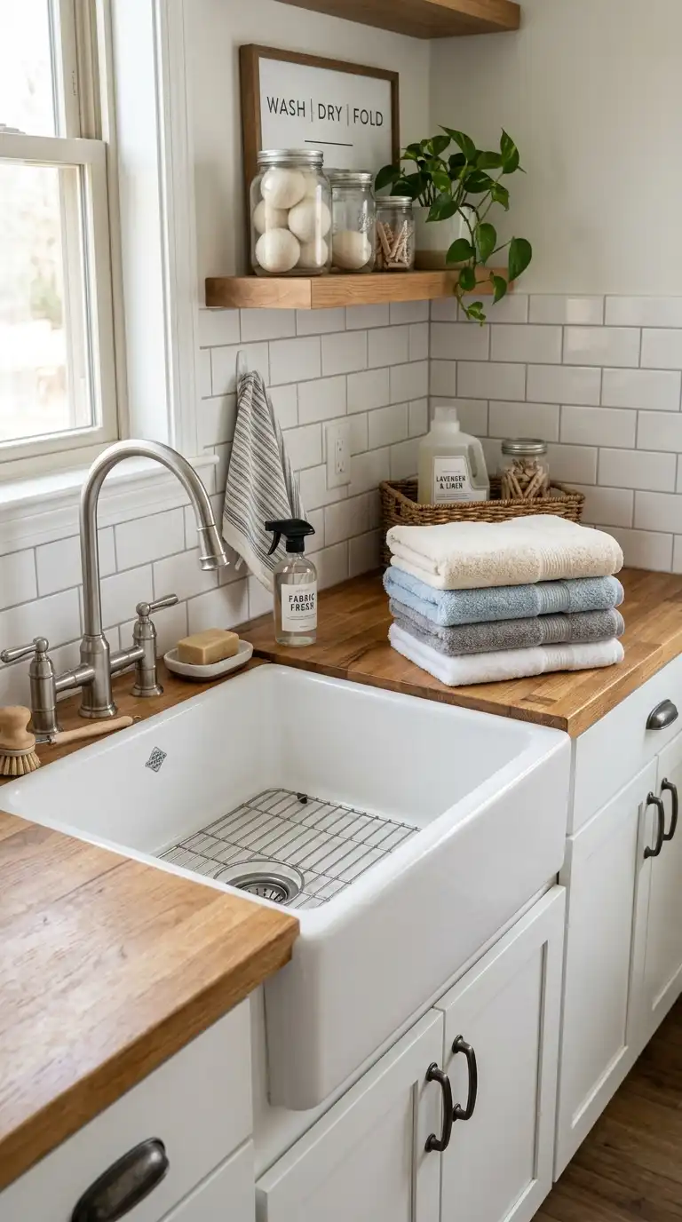 12 Laundry Room Folding Station Ideas