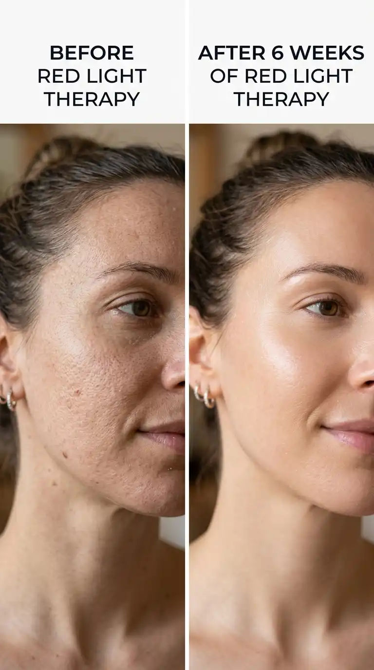 9 Skin Red Light Therapy Before and After