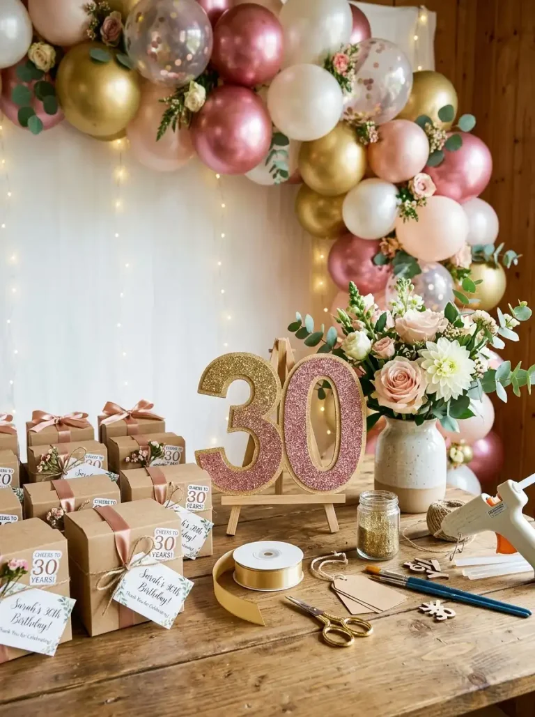 30th birthday DIY themes ideas for women