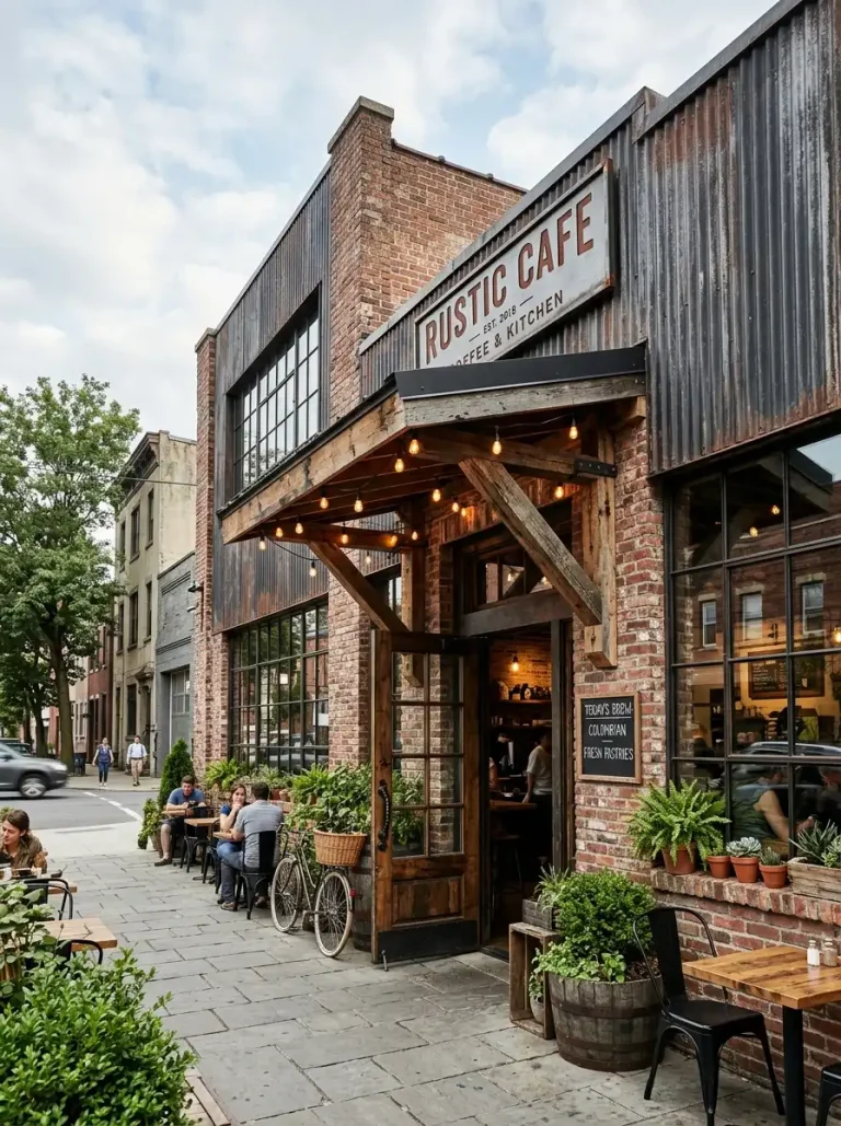 10 Rustic Cafe Exterior Ideas