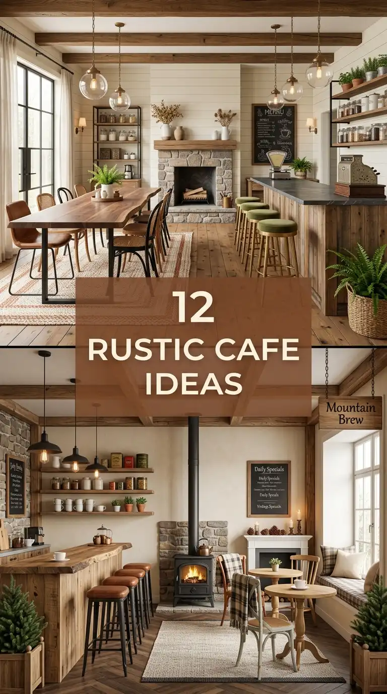 12 Rustic Cafe Ideas
