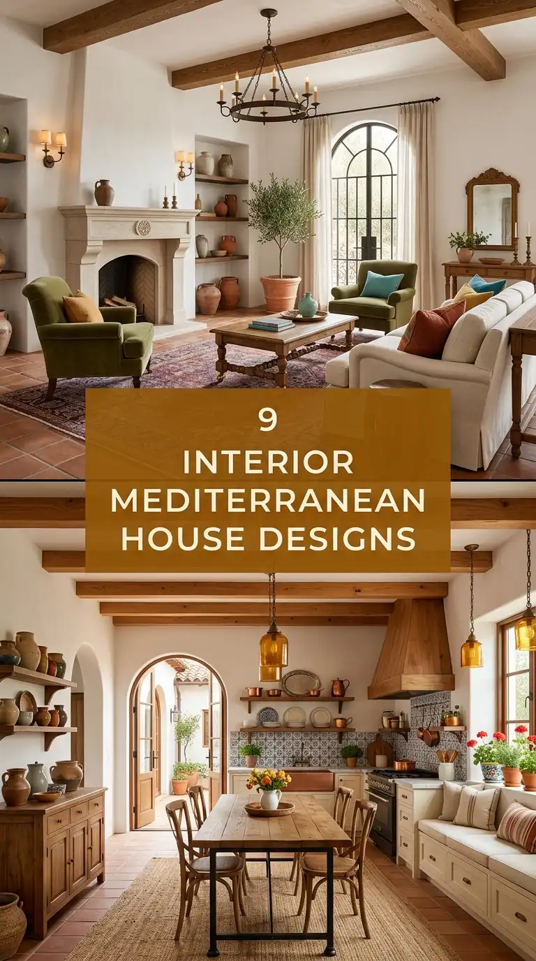 9 Interior Mediterranean House Designs