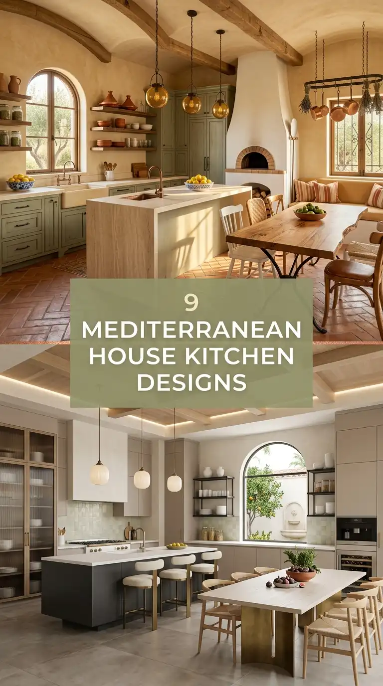 9 Mediterranean House Kitchen Designs