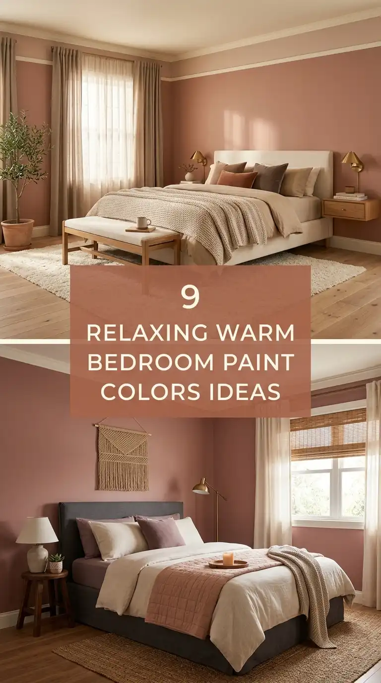9 Relaxing Warm Cozy Bedroom Paint Colors Ideas