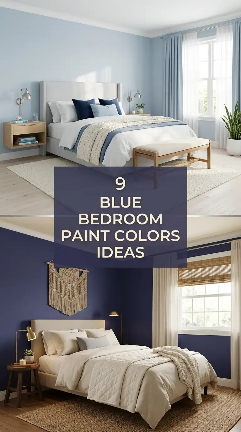 9 Blue Bedroom Paint Colors Ideas