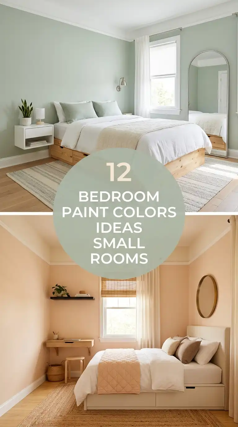 12 Bedroom Paint Colors Ideas for Small Rooms