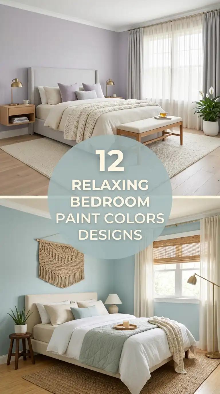 12 Relaxing Bedroom Paint Colors Designs