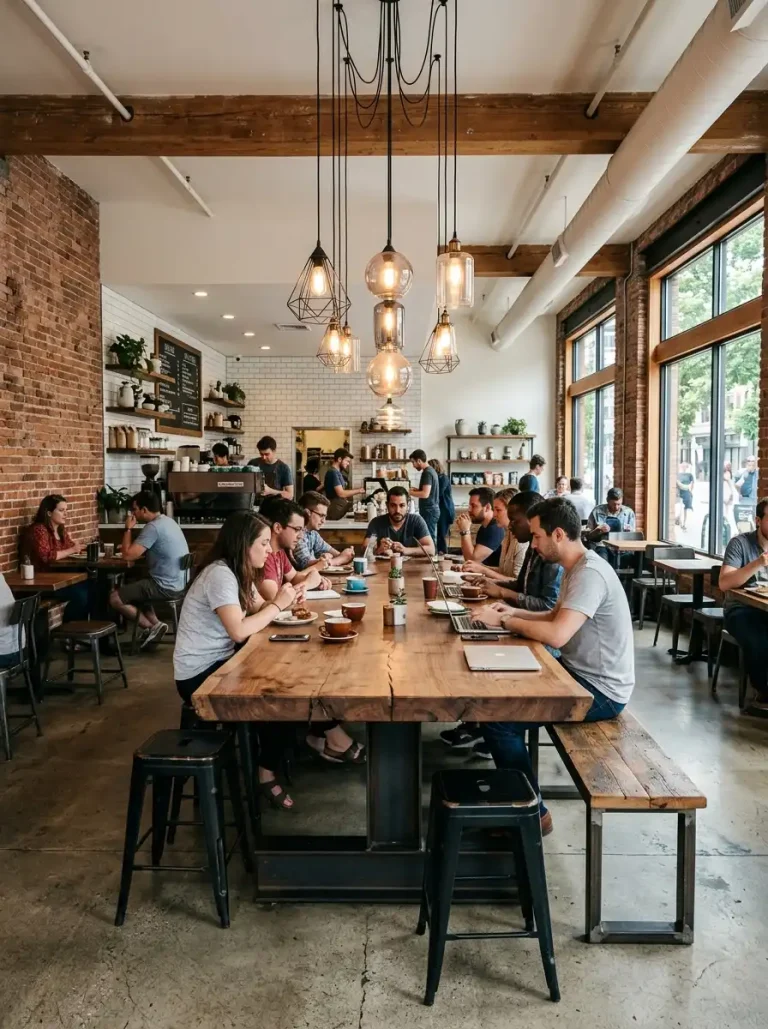 10 Rustic Modern Cafe Ideas