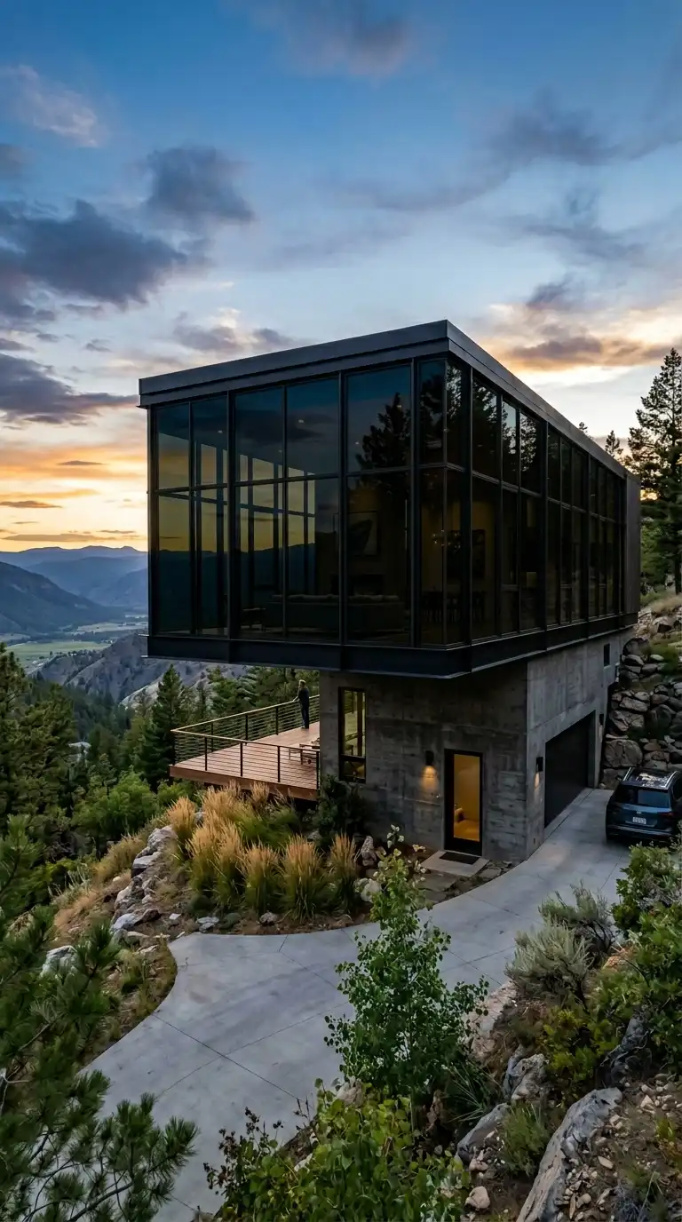 12 Modern Houses with Glass Walls Design