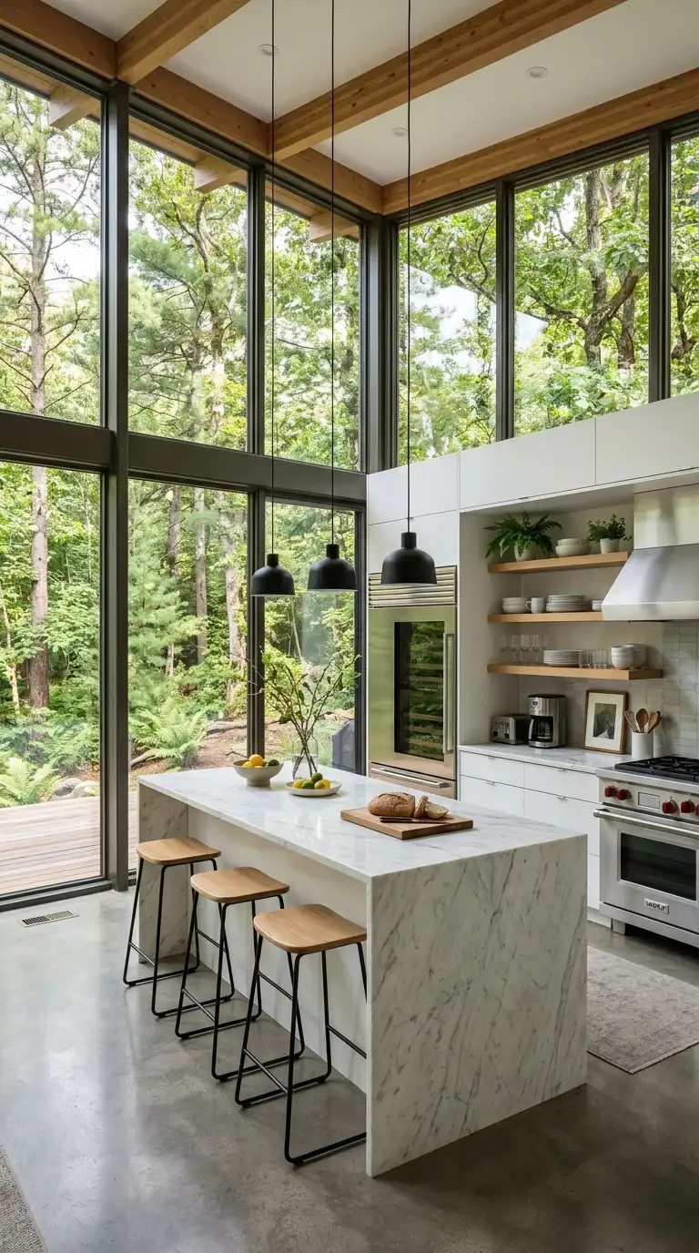 9 Modern Glass Houses Interior Designs