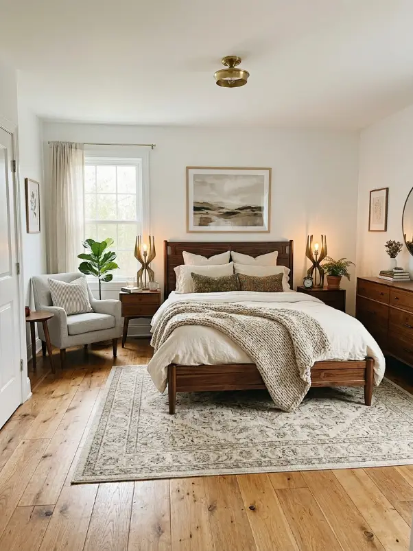 12 Cozy Bedroom White Walls Ideas