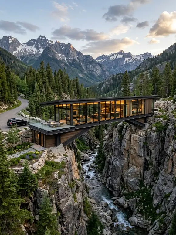 7 Ultra Modern Radical Luxury Mountain Home Designs