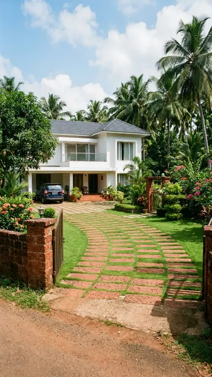 9 Simple Landscaping Front Yard Kerala Ideas