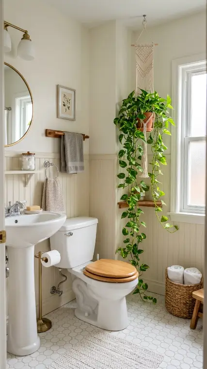 12 Small Bathroom Plant Decor Ideas