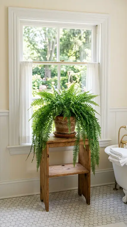 9 Bathroom Window Plant Decor Ideas