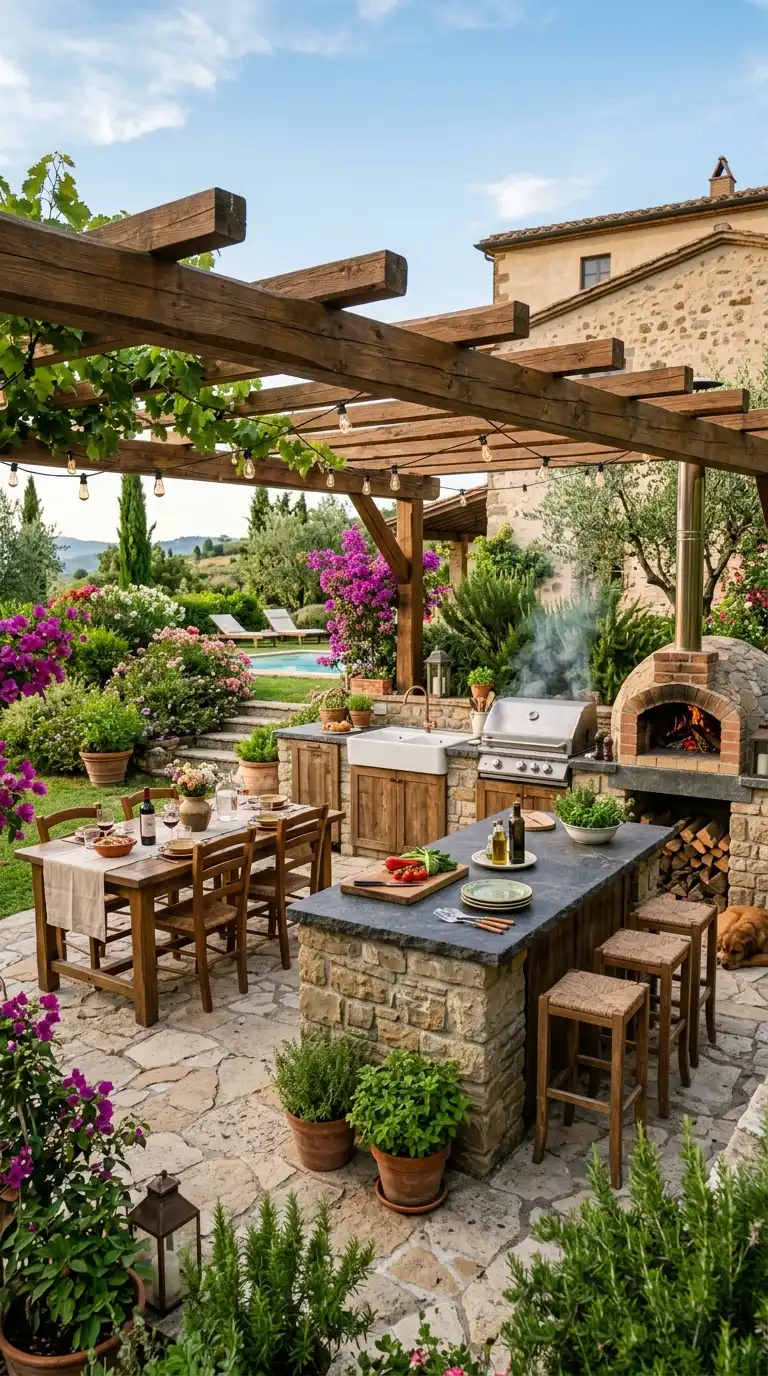 9 Mediterranean Outdoor Living Spaces Ideas