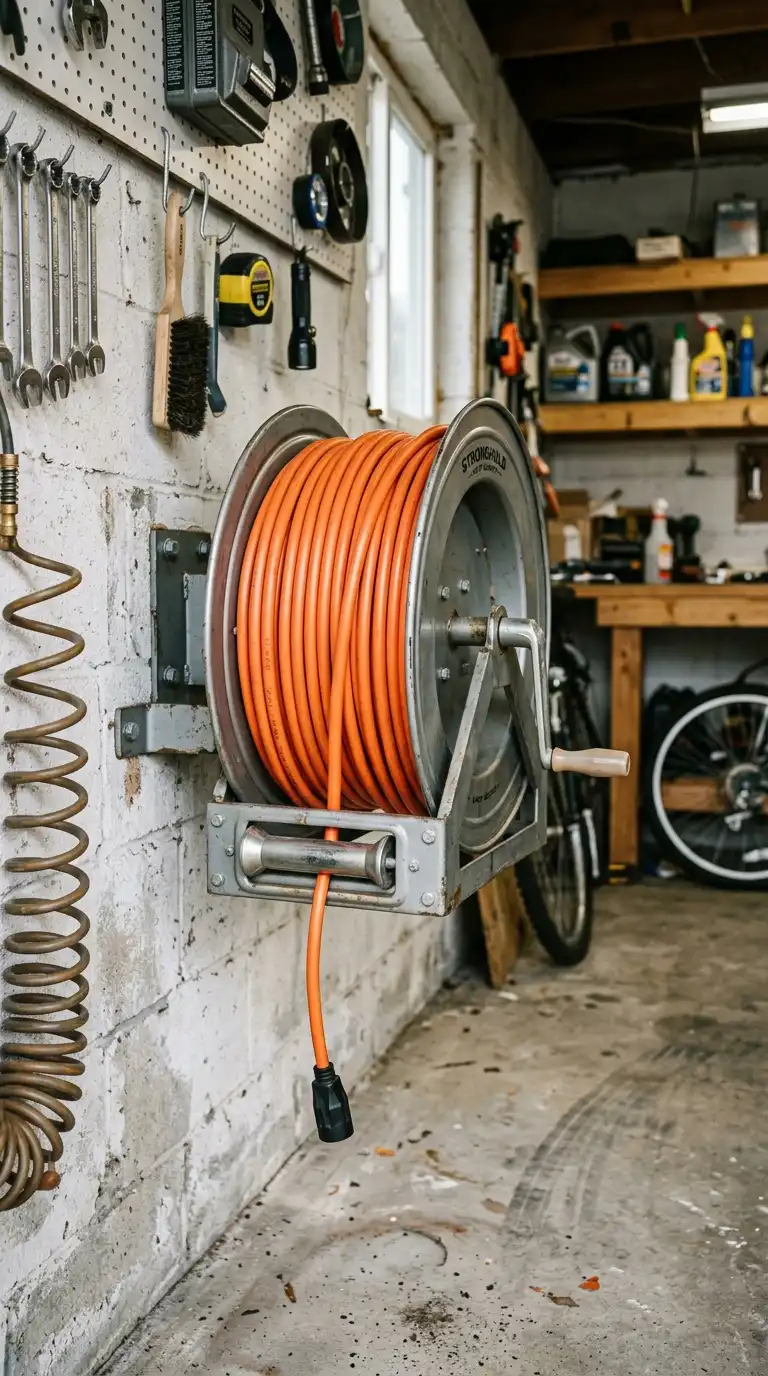 9 Garage Extension Cord Storage Ideas